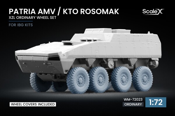Набор колес XZL+ для Patria AMV / KTO Rosomak от IBG ScaleX WM-72023 детальное изображение Колёса Афтермаркет