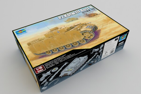 Scale model 1/16 German tank Panzer III (type J) Trumpeter 00956 детальное изображение Бронетехника 1/16 Бронетехника