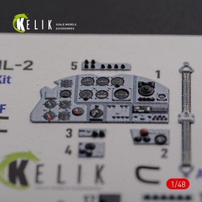 Il-2 Sturmovik 3D decal interior for Tamiya 1/48 kit KELIK K48094 детальное изображение 3D Декали Афтермаркет