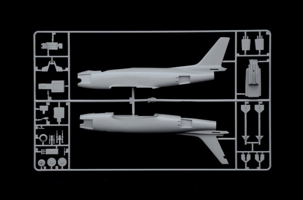 Scale model 1/48 Aircraft F-86E Saber Italeri 2799 детальное изображение Самолеты 1/48 Самолеты