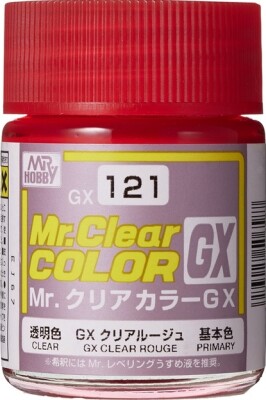 Mr. Color GX (18ml) Clear Rouge / Прозора рум'яна GX121 детальное изображение Нитрокраски Краски