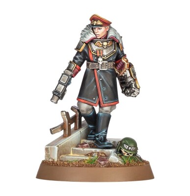 Игровой набор Warhammer 40000 - ASTRA MILITARUM - COMMISSAR GRAVES детальное изображение Имперская Гвардия Армии Империума