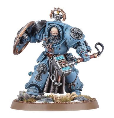 Игровой набор Warhammer 40000 - SPACE WOLVES - ARJAC ROCKFIST детальное изображение Космические Волки Космические Десантники