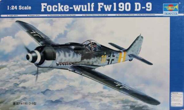 Збірна модель німецького літака  Fw190 D-9 детальное изображение Самолеты 1/24 Самолеты