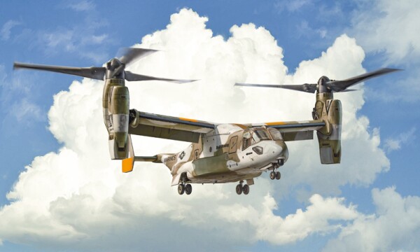 Сборная модель 1/72 конвертоплан  V-22 A OSPREY Италери 1463 детальное изображение Вертолеты 1/72 Вертолеты