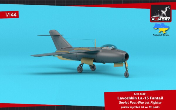 Сборная модель 1/144 Советский реактивный истребитель Ла-15 «Фантэйл» Armory Models Group 14601 детальное изображение Самолеты 1/144 Самолеты