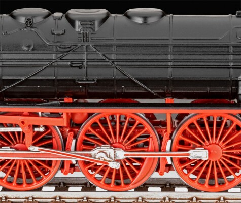 Сборная модель 1/87 локомотив Express locomotive BR 02 &amp; Tender 2'2'T30 Revell 02171 детальное изображение Железная дорога 1/87 Железная дорога