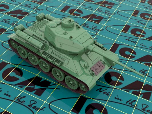 Збірна модель 1/35 танк Т-34-85 ICM 35367 детальное изображение Бронетехника 1/35 Бронетехника