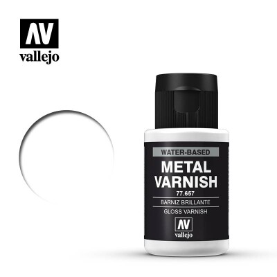 Глянцевий лак для металиків (Gloss Metal Varnish) Vallejo VAL 77657 детальное изображение Лаки Модельная химия