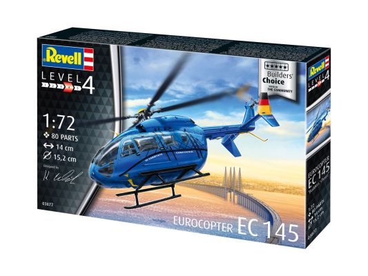 Многоцелевой вертолет Eurocopter EC 145 Builders' Choice детальное изображение Вертолеты 1/72 Вертолеты