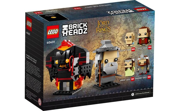 Конструктор LEGO Brick Headz Гендальф Сірий та Балрог 40631 детальное изображение Brick Headz Lego