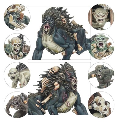 Игровой набор Warhammer AGE OF SIGMAR - SPEARHEAD: FLESH-EATER COURTS - CHARNEL WATCH детальное изображение Дворы Пожирателей Плоти Смерть