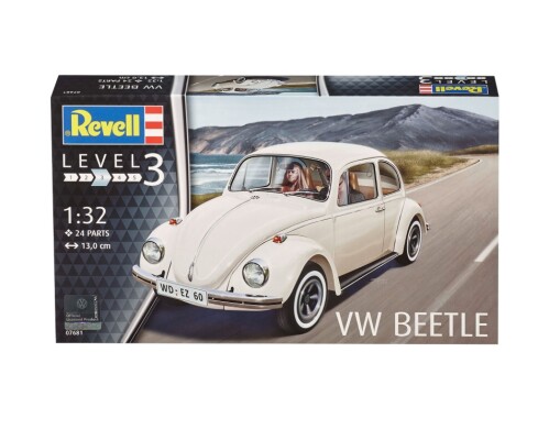 Збірна модель 1/32 Автомобіль Volkswagen Beetle (Kafer) Revell 07681 детальное изображение Автомобили 1/32 Автомобили