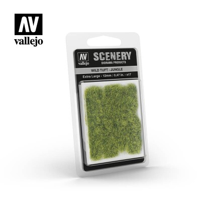 Джунглі трава для діорами (12мм) (Wild Tuft – Jungle) Vallejo SC428 детальное изображение Наборы деталировки Диорамы