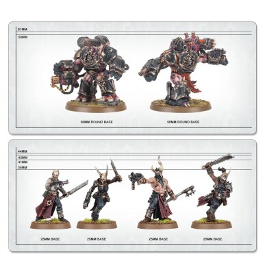 Ігровий набір Warhammer 40000 - BATTLEFORCE - CHAOS SPACE MARINES WARBAND детальное изображение Космический Десант Хаоса Армии Хаоса