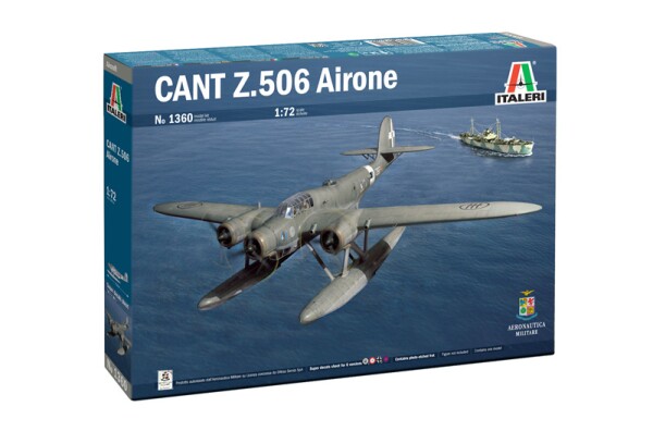 Збірна модель 1/72 Літак Cant Z 506 Airone Italeri IT1360 детальное изображение Самолеты 1/72 Самолеты