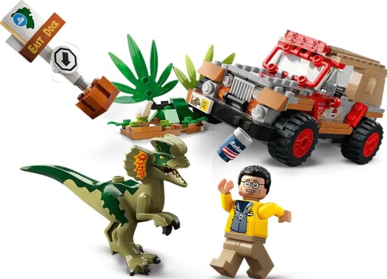 Constructor LEGO Jurassic World Dilophosaurus Ambush 76958 детальное изображение Jurassic Park Lego
