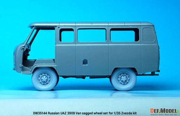 UAZ 3909 Van детальное изображение Смоляные колёса Афтермаркет