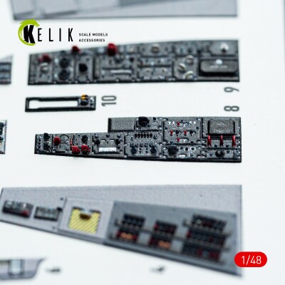 Convair F-106 A Delta Dart 3D декаль інтер'єр для комплекту Trumpeter 1/48 KELIK K48116 детальное изображение 3D Декали Афтермаркет