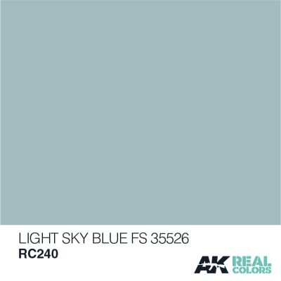 Light Sky Blue FS 35526 / Світло-морський синій детальное изображение Real Colors Краски