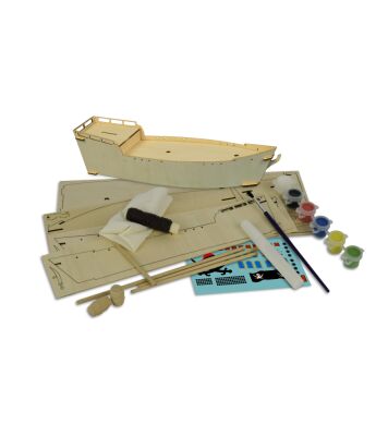 Дерев'яна модель для дітей +8: Піратський корабель детальное изображение Для детей Модели из дерева