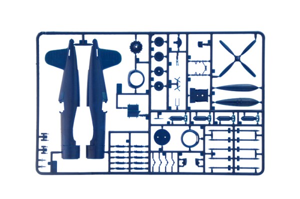 Збірна модель 1/72 Літак F4U-4 Corsair - Корейська війна Italeri 1453 детальное изображение Самолеты 1/72 Самолеты