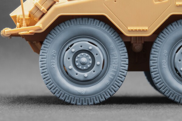 Набір колес для Sd.Kfz. 234 Puma v4 від Dragon, Miniart, RFM, Italeri, AK Interactive ScaleX WW-35013 детальное изображение Колёса Афтермаркет