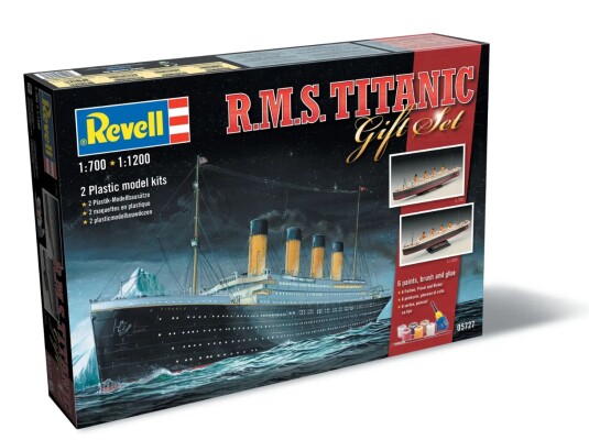 Scale model 1/700 and 1/1200 Titanic ship (gift set) Revell 05727 детальное изображение Флот 1/700 Флот