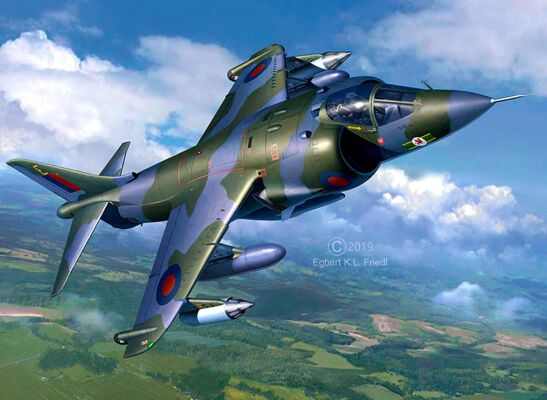 Бойовий літак Harrier GR.1 50 Years детальное изображение Самолеты 1/32 Самолеты