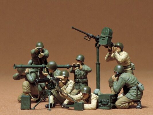 Збірна модель 1/35 Фігури Група артилеристів та мінометників США Tamiya 35086 детальное изображение Фигуры 1/35 Фигуры
