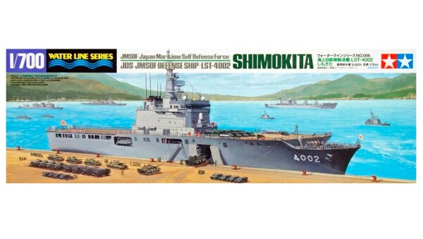 Збірна модель 1/700 Корабель ВМС Японії LST-4002 "Shimokita" Tamiya 31006 детальное изображение Флот 1/700 Флот