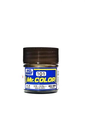  Smoke Gray transparent gloss, Mr. Color solvent-based paint 10 ml. (Прозрачный Дымчато-Серый) детальное изображение Нитрокраски Краски