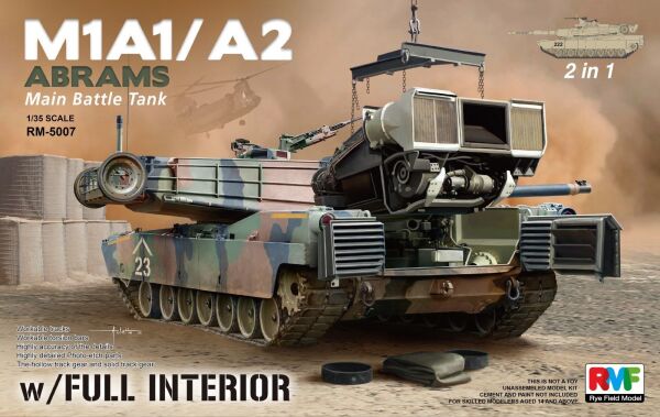 M1A1/A2 w/Full Interior детальное изображение Бронетехника 1/35 Бронетехника