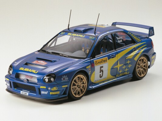 Scale model 1/24 Car Subaru Impreza WRC 2001 Tamiya 24240 детальное изображение Автомобили 1/24 Автомобили