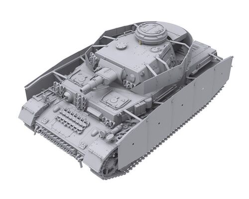 Збірна модель 1/35 Німецький танк Панцир IV F1 VORPANZER SCHUZEN 3 IN 1 Border Model BT-003 детальное изображение Бронетехника 1/35 Бронетехника