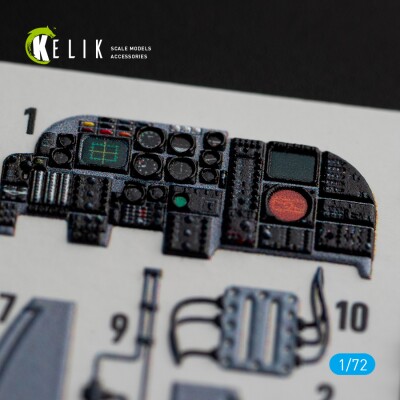 A-6E Intruder 3D interior decal for Italeri kit 1/72 KELIK K72067 детальное изображение 3D Декали Афтермаркет