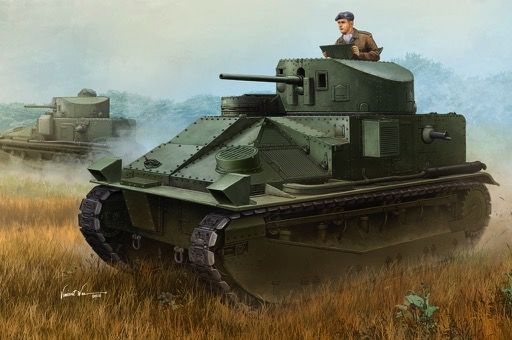 Vickers Medium Tank Mk.II  детальное изображение Бронетехника 1/35 Бронетехника
