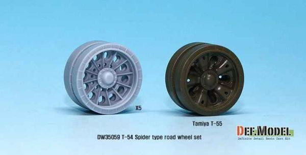 T-54 Spider roadwheel set  детальное изображение Смоляные колёса Афтермаркет