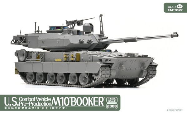 Збірна модель 1/35 Бойова машина США M10 Booker Magic Factory 2008 детальное изображение Бронетехника 1/35 Бронетехника