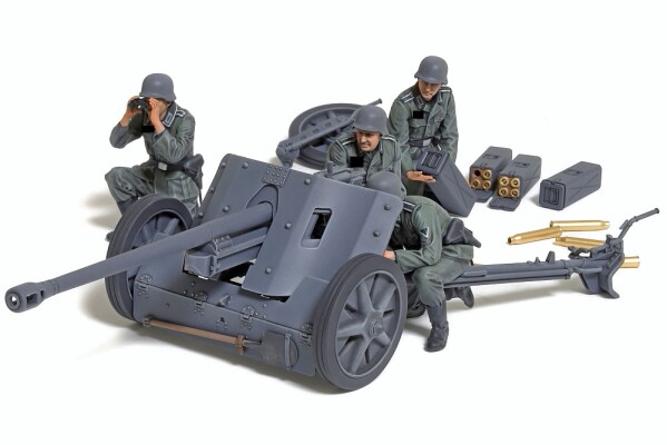 Збірна модель 1/35 Німецька 50-мм протитанкова гармата PaK 38 Tamiya 35392 детальное изображение Артиллерия 1/35 Артиллерия