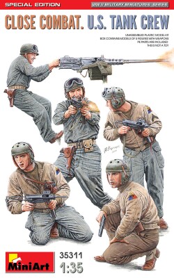 Збірна модель 1/35 Близький бій. Танковий екіпаж США (Special Edition) MiniArt 35311 детальное изображение Фигуры 1/35 Фигуры