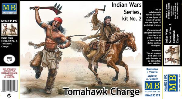 &quot;Indian Wars Series, kit No. 2. Tomahawk Charge&quot; детальное изображение Фигуры 1/35 Фигуры