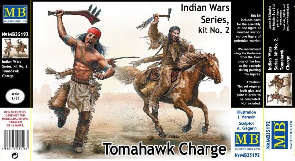 «Серия индейских войн», комплект №2. Заряд «Томагавк» детальное изображение Фигуры 1/35 Фигуры