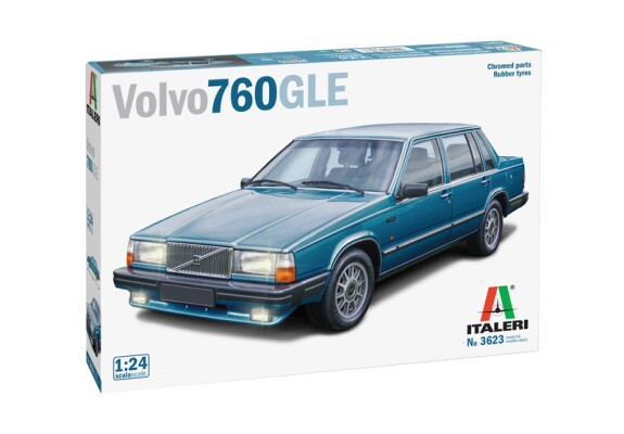 Збірна модель 1/24 Автомобіль Volvo 760 GLE Italeri 3623 детальное изображение Автомобили 1/24 Автомобили