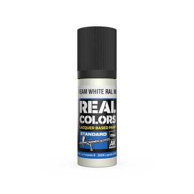 Акриловая краска на спиртовой основе Cream White / Кремовый Белый RAL 9001 АК-интерактив RC807 детальное изображение Real Colors Краски