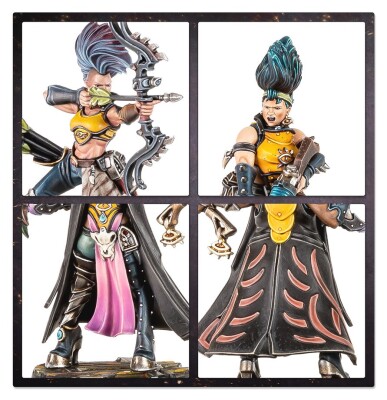 Игровой набор Warhammer - NECROMUNDA: ESCHER GANG MATRIARCHS &amp; PHYRR CATS детальное изображение Necromunda WARHAMMER 40,000
