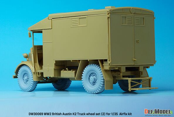 WW2 British Austin K2 Truck -India детальное изображение Смоляные колёса Афтермаркет