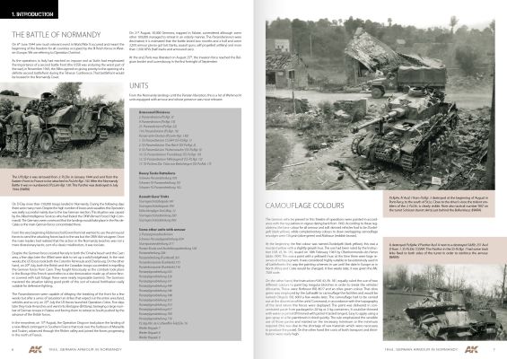 1944 - GERMAN ARMOUR IN NORMANDY EN / Немецкая броня 1944 года в Нормандии детальное изображение Обучающая литература Книги