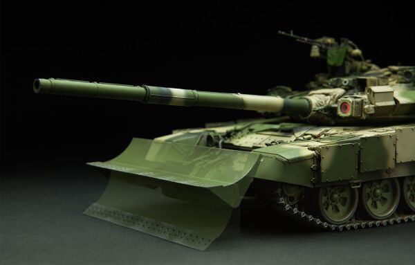 Сборная модель 1/35 танк Т-90 с отвалом с/ТБС-86 Менг TS-014 детальное изображение Бронетехника 1/35 Бронетехника