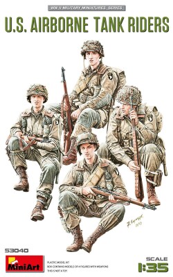 Збірна модель 1/35 Фігури Американські танкісти-десантники часів Другої світової війни (4 фігури) MiniArt 53040 детальное изображение Фигуры 1/35 Фигуры